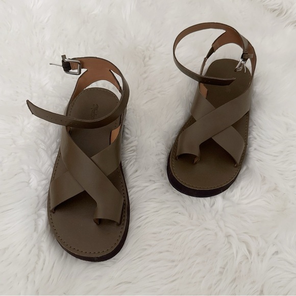 Madewell Natasha Flatform Summer Sandal Olive Tree Sold Out - Picture 2 of 6
